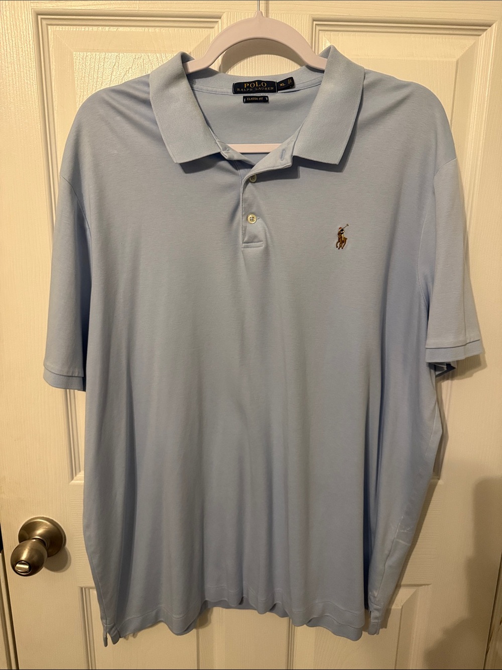 Polo by Ralph Lauren Sky Blue Short-Sleeve Polo Shirt
